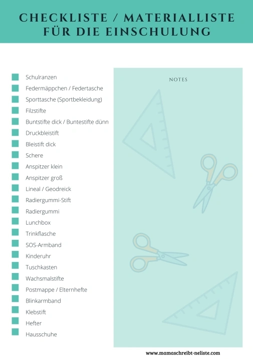 Meine Checkliste zur Einschulung; Alles, was du wirklich brauchst (+ gratis Liste!) 5 Damit du entspannt durch diese aufregende Zeit kommst, habe ich dir hier meine persönliche Checkliste zur Einschulung zusammengestellt – samt Materialliste, Tipps für die Planung und echten Einblicken in unseren großen Tag.