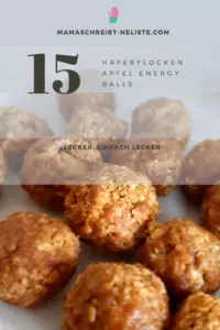 So, ich bin keine Food-Bloggerin also verzeih mir die unfoodbloggerhaften Fotos meiner vier Back-Rezepte.  Energy Balls