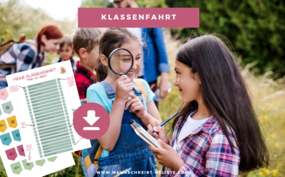 Die Klassenfahrt und der Termin steht fest: in einer Woche geht's auf Klassenfahrt. Was ist, wenn dein Kind plötzlich doch Heimweh bekommt? In diesem Beitrag fasse ich die Inhalte meiner Instagram Themenwoche noch einmal zusammen. Klicke dich auch gerne durch mein Highlight und erfahre noch mehr zum Thema Klassenfahrt/ Heimweh. Natürlich hab ich auch den ein oder anderen Hack für dich - Mut-Tabletten und eine coole Packliste stehen zum Download direkt bereit.