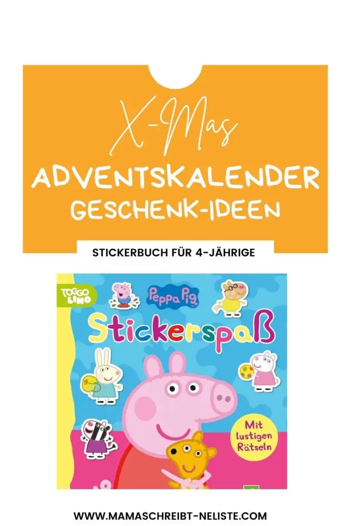 Stickerbuch Adventskalender Ideen - mamaschreibtneliste