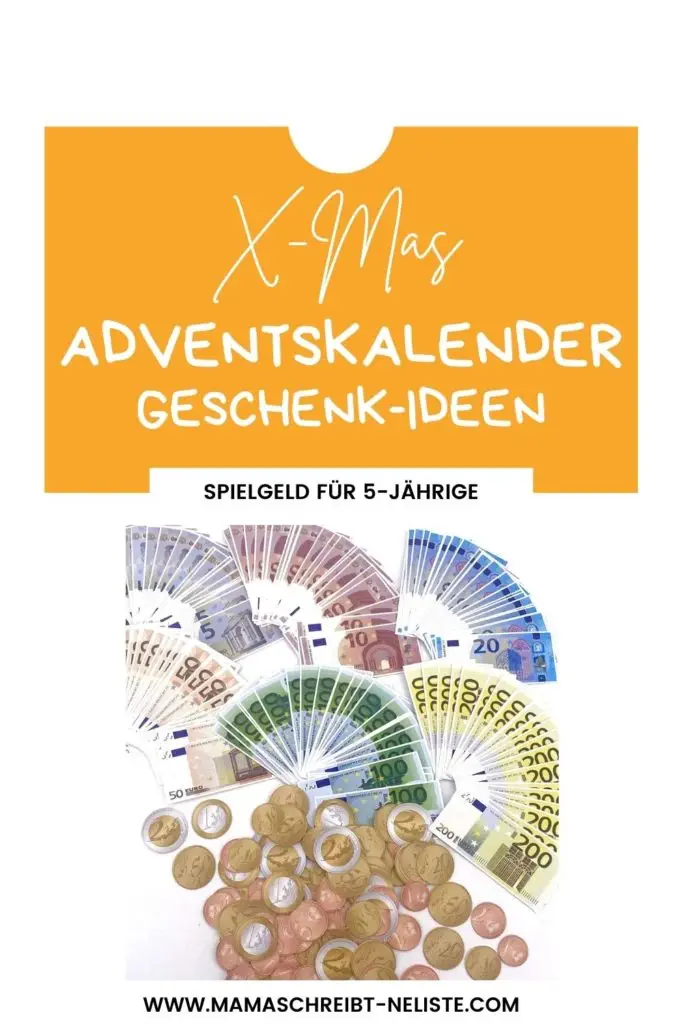 Spielgeld Adventskalender Ideen - Mamaschreibtneliste