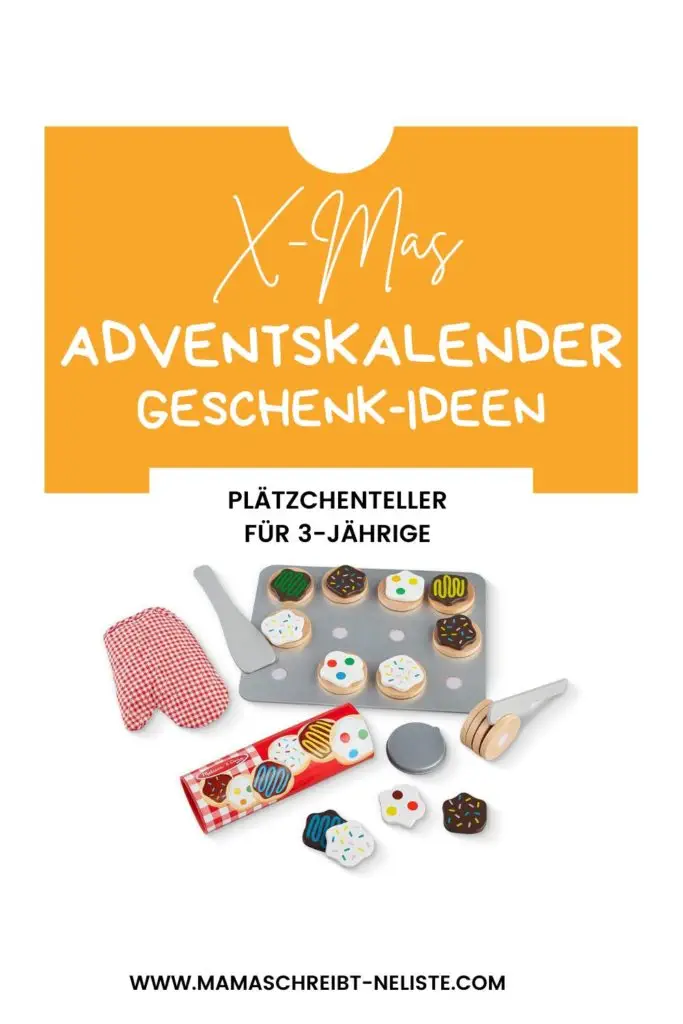 Plätzchenteller für 3-jährige - Mamaschreibtneliste