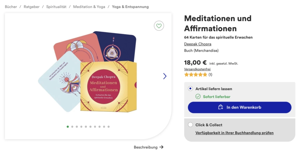 meditation Affirmationen yoga Selbstbewusstsein