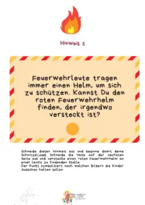 Feuerwehr Kindergeburtstag: Mit unserem PDF-Paket zur unvergesslichen Party" 3 Feuerwehr Kindergeburtstag Ein weiterer wichtiger Bestandteil des Feuerwehr Kindergeburtstags sind die Dekorationen. Als Teil der Kindergeburtstags Schnitzeljagd findest du druckbare Namensschilder, Feuerwehrabzeichen und eine Wimpelkette. Mit diesen Bastelideen verwandelst du dein Zuhause im Handumdrehen in eine Feuerwehrstation.