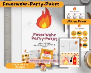 Feuerwehr Kindergeburtstag: Mit unserem PDF-Paket zur unvergesslichen Party" 1 Feier deinen kleinen Helden mit Stil! Unser Feuerwehr-Themen Geburtstagsparty-PDF-Paket liefert dir alles, was du für eine unvergessliche Party brauchst.
Feuerwehr Kindergeburtstag